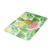 tropisches Muster Badematte (Schrägansicht)