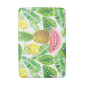 tropisches Muster Badematte (Vorderseite Vertikal)