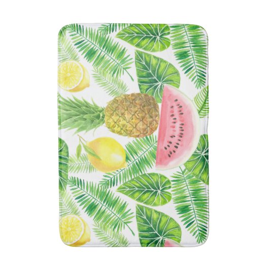 tropisches Muster Badematte (Vorderseite Vertikal)