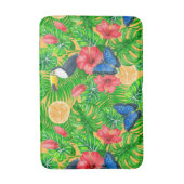 tropisches Muster Badematte (Vorderseite Vertikal)