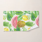 tropisches Muster Badhandtuch Set (Handtuch)