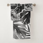 Tropisches Muster Badhandtuch Set (Insitu)