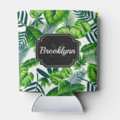 Tropisches Muster Dosenkühler (Rückseite)