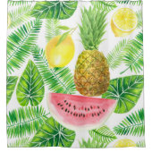 tropisches Muster Duschvorhang (Vorderseite)