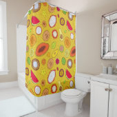 Tropisches Muster Duschvorhang (Beispiel)