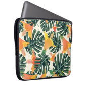 Tropisches Muster. Farbige Textilien. Exotisch. Laptopschutzhülle (Vorne Rechts)