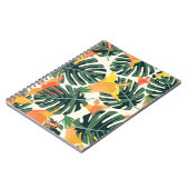 Tropisches Muster. Farbige Textur. exotisch Notizblock (Linke Seite)