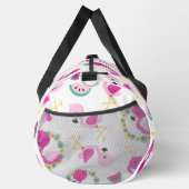 Tropisches Muster, Flamingos, Wassermelonen, Blume Duffle Bag (Rechts)