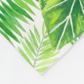 tropisches Muster Fleecedecke (Ecke)