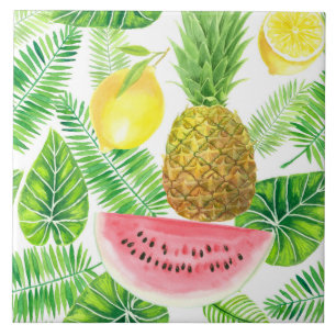 tropisches Muster Fliese