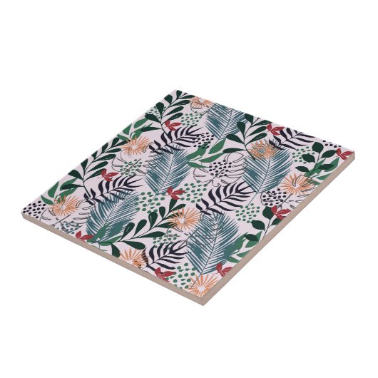 Tropisches Muster Fliese (Seite)