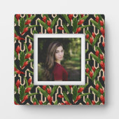 Tropisches Muster Frameless Foto Easel Back Fotoplatte (Vorderseite)