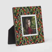 Tropisches Muster Frameless Foto Easel Back Fotoplatte (Vorderseite)