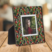 Tropisches Muster Frameless Foto Easel Back Fotoplatte