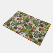 Tropisches Muster Fußmatte (Schrägansicht)