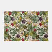 Tropisches Muster Fußmatte (Vorderseite)