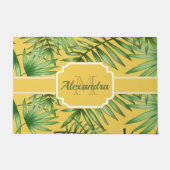 Tropisches Muster Fußmatte (Vorderseite)