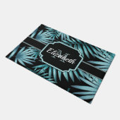 Tropisches Muster Fußmatte (Schrägansicht)