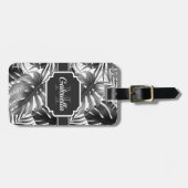 Tropisches Muster Gepäckanhänger (Vorderseite horizontal)