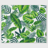 Tropisches Muster Geschenkpapier (Flach)