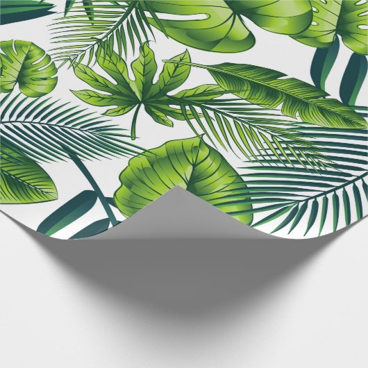 Tropisches Muster Geschenkpapier (Ecke)