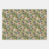 Tropisches Muster Geschenkpapier Set (Vorderseite 3)