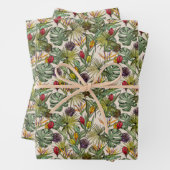 Tropisches Muster Geschenkpapier Set (Beispiel)