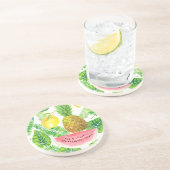 tropisches Muster Getränkeuntersetzer (Seite)