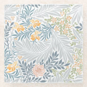 tropisches Muster Glasuntersetzer (Vorderseite)