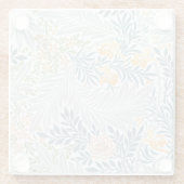 tropisches Muster Glasuntersetzer (Rückseite)