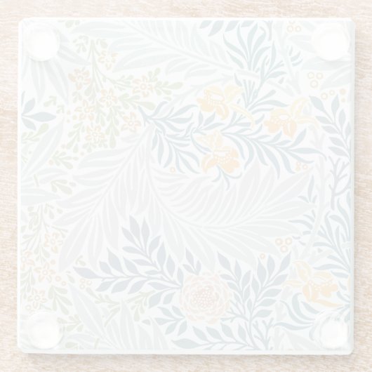 tropisches Muster Glasuntersetzer (Rückseite)