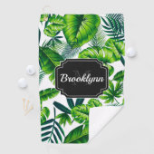 Tropisches Muster Golfhandtuch (Insitu)