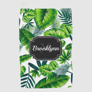 Tropisches Muster Golfhandtuch