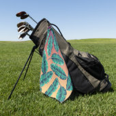 Tropisches Muster Golfhandtuch (Gras)