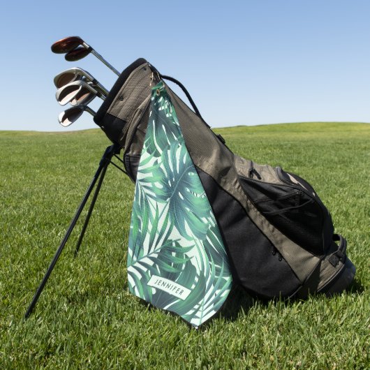 Tropisches Muster Golfhandtuch (Gras)