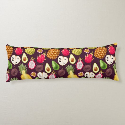 Tropisches Muster Kissen (Rückseite)