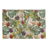 Tropisches Muster Kissenbezug (Rückseite-Rechts)