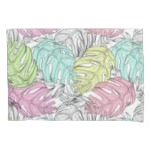 Tropisches Muster Kissenbezug (Vorderseite-Links)