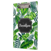 Tropisches Muster Klemmbrett (Links)