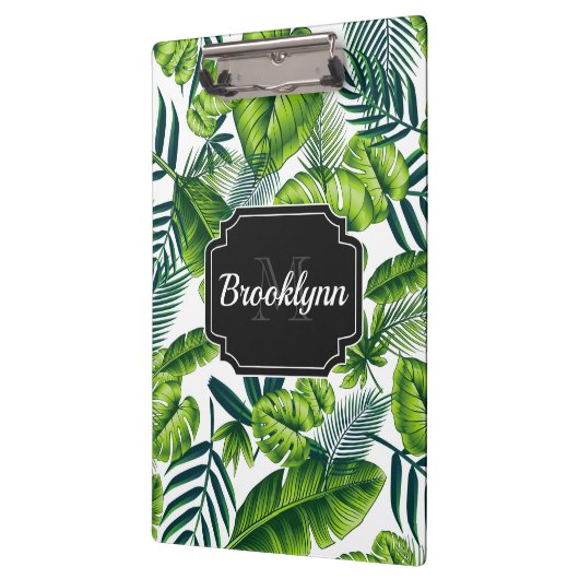 Tropisches Muster Klemmbrett (Links)