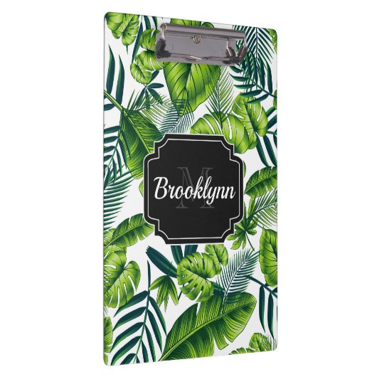 Tropisches Muster Klemmbrett (Rechts)