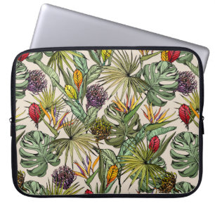 Tropisches Muster Laptopschutzhülle