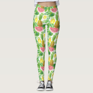 tropisches Muster Leggings