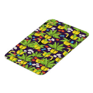 tropisches Muster Magnet