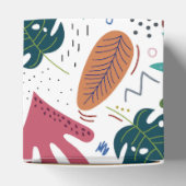 Tropisches Muster mit bunten Blätter Geschenkschachtel (Oben)