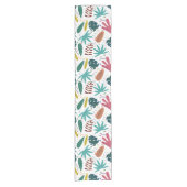 Tropisches Muster mit bunten Blätter Kurzer Tischläufer (Vorderseite)