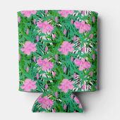 Tropisches Muster mit DschungelBlume Dosenkühler (Rückseite)