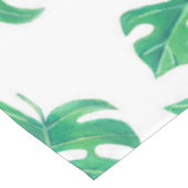 Tropisches Muster mit Monstera-Blätter Tischdecke (Schrägansicht)