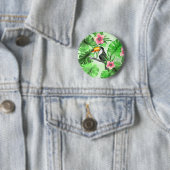 Tropisches Muster mit Toucan Button (Beispiel)