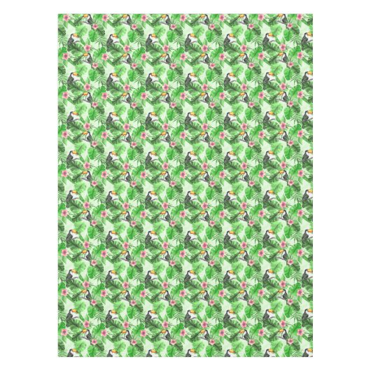 Tropisches Muster mit toucan Tischdecke (Vorderseite)